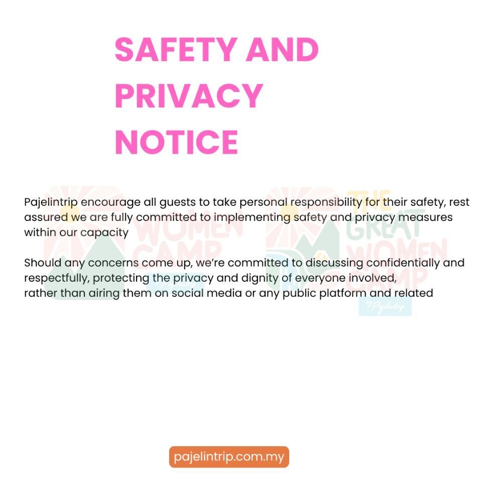 WOMENCAMP POLICIES