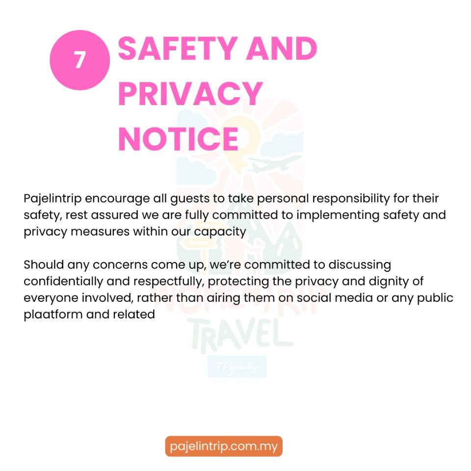 WOMENTRIP POLICIES